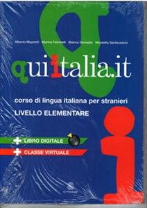Qui italia.it livello elementare A1- A2 Podręcznik + MP3  
