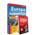 Europa atlas samochodowy 1:800 000 + Pierwsza pomoc - krok po kroku - ilustrowana instrukcja  to buy in USA