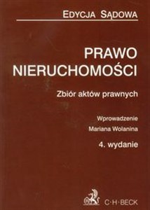 Prawo nieruchomości zbiór aktów prawnych  