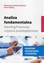 Analiza fundamentalna Standing finansowy i wycena przedsiębiorstwa - Aleksandra Pieloch-Babiarz, Artur Sajnóg buy polish books in Usa