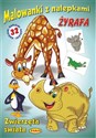 Malowanki z nalepkami - Zwierzęta świata Żyrafa chicago polish bookstore