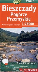 Bieszczady Pogórze Przemyskie mapa turystyczna 1: 75 000 pl online bookstore