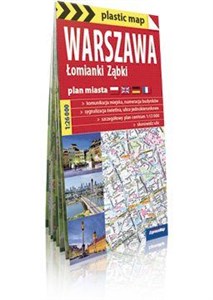 Plastic map Warszawa, Łomianki, Ząbki mapa 