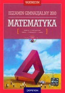 Vademecum Egzamin gimnazjalny 2010 Matematyka z płytą CD Gimnazjum Canada Bookstore