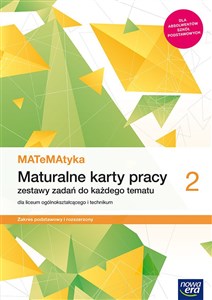 MATeMAtyka 2 Maturalne karty pracy Zakres podstawowy i rozszerzony Szkoła ponadpodstawowa buy polish books in Usa