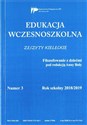 Edukacja wczesnoszkolna nr 3 2018/2019  