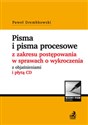 Pisma procesowe i orzeczenia w sprawach o wykroczenia z objaśnieniami i płytą CD polish usa