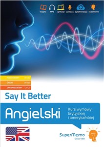 Say It Better Kurs wymowy brytyjskiej i amerykańskiej poziom podstawowy A1-A2 średni B1-B2 i zaawansowany online polish bookstore