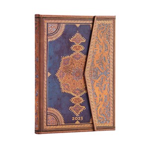 Kalendarz Paperblanks 2023 Safavid Indigo Midi Tygodniowy  buy polish books in Usa