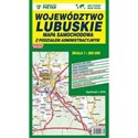 Województwo lubuskie Mapa samochodowa 1:200 000 bookstore