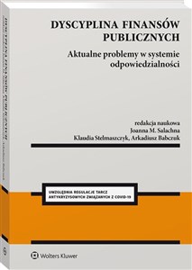 Dyscyplina finansów publicznych Aktualne problemy w systemie odpowiedzialności  