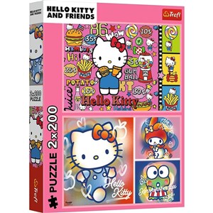 Puzzle 2x200 Hello Kitty i przyjaciele 13336 pl online bookstore