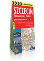 Plastic map Szczecin,Świnoujście,Police plan miast Polish Books Canada