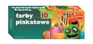 Farba plakatowe 10 kolorów 