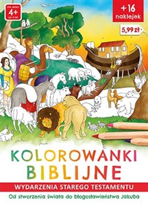 Kolorowanki biblijne Stary Testament Od stworzenia świata do błogosławieństwa Jakuba buy polish books in Usa