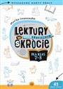 Lektury w teleGRAFICZNYM skrócie dla klas 7-8 Rysunkowe karty pracy  