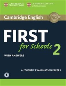 Cambridge English First for Schools 2 Student's Book with answers and Audio polish usa