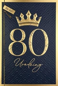 Karnet B6 Urodziny 80 to buy in USA