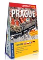 Praga (Prague) kieszonkowy laminowany plan miasta 1:20 000 - Opracowanie Zbiorowe