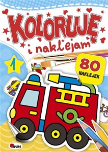 Koloruję i naklejam 1 80 naklejek books in polish