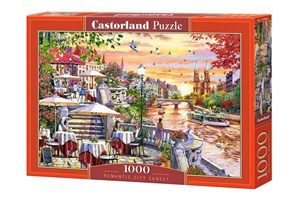 Puzzle 1000 Romantic City Sunset polish usa