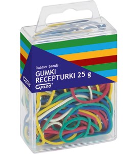 Gumki recepturki 25 g Grand mix kolorów - Polish Bookstore USA