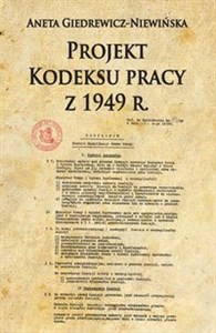 Projekt Kodeksu pracy z 1949 r. Polish bookstore