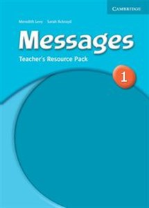 Messages 1 Teacher's Resource Pack Bookshop