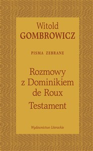 Testament Rozmowy z Dominikiem de Roux Polish Books Canada
