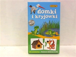 Domki i kryjówki Puzzle edukacyjne 