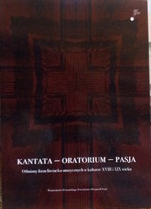 Kantata-oratorium-pasja polish books in canada