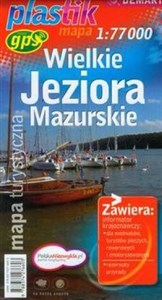 Wielkie Jeziora Mazurskie mapa turystyczna bookstore