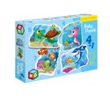 Puzzle 4w1 baby Pod wodą  - 