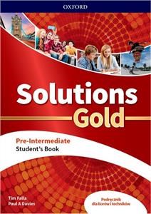 Solutions Gold Pre-Intermediate Podręcznik Szkoła ponadpodstawowa i ponadgimnazjalna polish usa