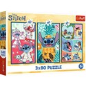 Puzzle 3x80 Świat Stitcha Disney Lilo&Stitch 34885 - 