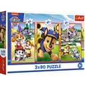 PUZZLE 3x80 - Psia zgraja" / Viacom PAW Patrol 34886 - 