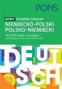 Nowy słownik szkolny niemiecko-polski, polsko-niemiecki - Polish Bookstore USA