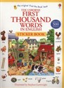 First Thousand Words in English Sticker Book books in polish