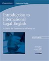 Introduction to International Legal English Teacher's Book in polish