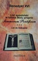 List apostolski w formie motu proprio Summorum...  polish usa