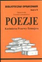 Biblioteczka Opracowań Poezje Kazimierza Przerwy-Tetmajera Zeszyt nr 72 to buy in Canada