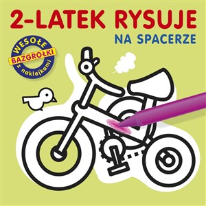 2-latek rysuje Na spacerze books in polish