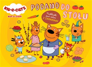 Kot-o-ciaki. Podano do stołu. Podkładki pod talerz z zadaniami  bookstore