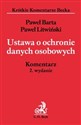 Ustawa o ochronie danych osobowych Komentarz Polish bookstore