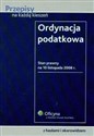 Ordynacja podatkowa   