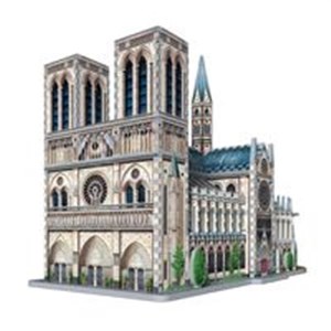 Wrebbit 3D puzzle katedra Notre Dame de Paris 830 el books in polish