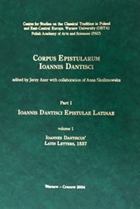 Ioannis Dantisci Epistulae Latinae, part 1, vol. 1  to buy in Canada