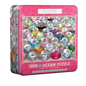 Puzzle 1000 TIN Tea Cup Party 8051-5314  in polish