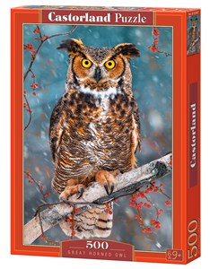 Puzzle Great Horned Owl 500 online polish bookstore