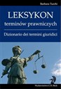 Leksykon terminów prawniczych Dizionario dei termini giuridici chicago polish bookstore